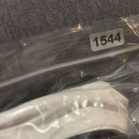 Boohoo Faux Leather Sports Stripe Panel Pants size 8 - Picture 8 of 8